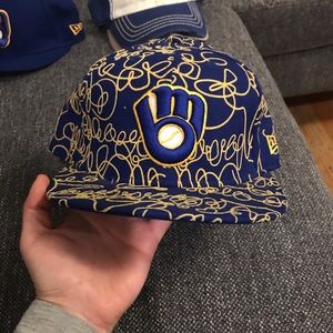 Milwaukee Brewers baseball cap hat